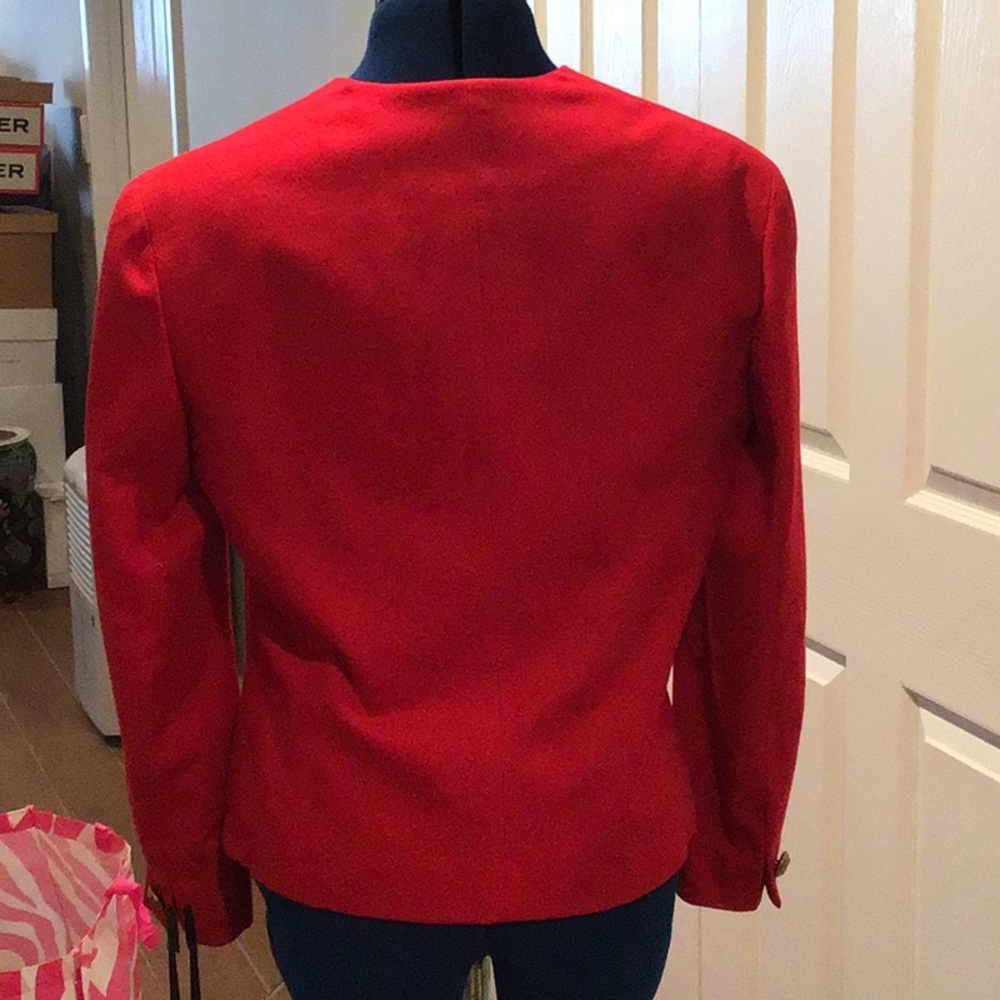 Pendleton Red Blazer Jacket - image 3
